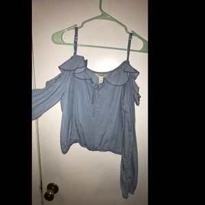 Off the shoulder crop top